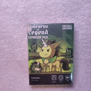 Unstable Unicorns Unicorns of Legend Expansion Pack Factory Sealed NIB